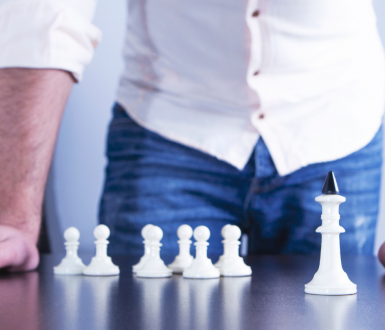 Strategy Building with a Chess Piece