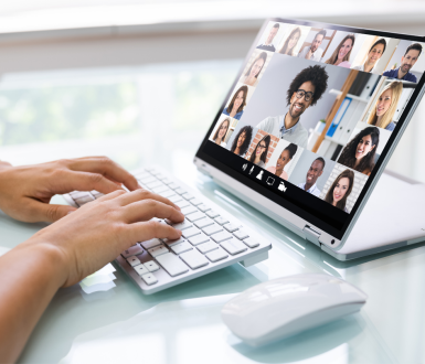 Students on Video Call